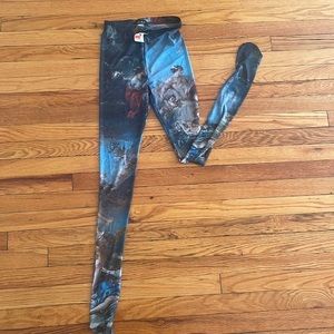 Angel printed tights
